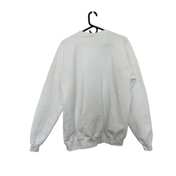 Vintage 90s Team‎ Edition Apparel White Cotton Men's Crew Neck Pullover size XL - Picture 3 of 3